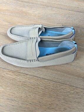 Rothy's Daily Driver Loafer In Shore Size 9 Tan Canvas Men’s